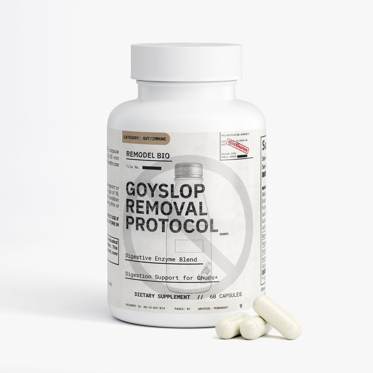 Goyslop Removal Protocol